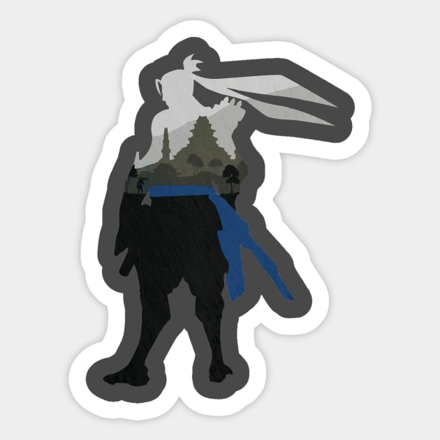 hanzo Sticker by boxermaniac